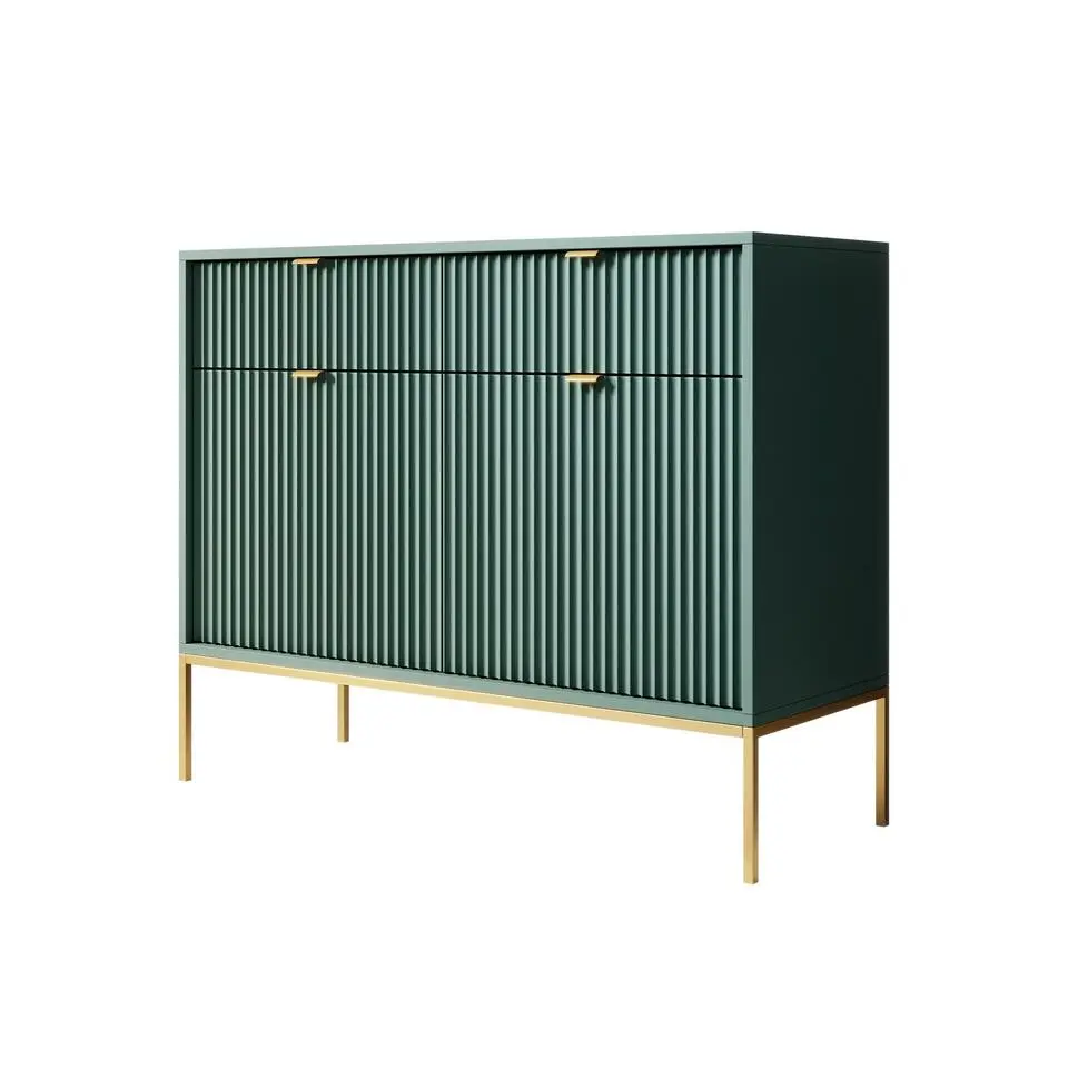 Meubella - Dressoir Navil 2 - Groen - 104 cm