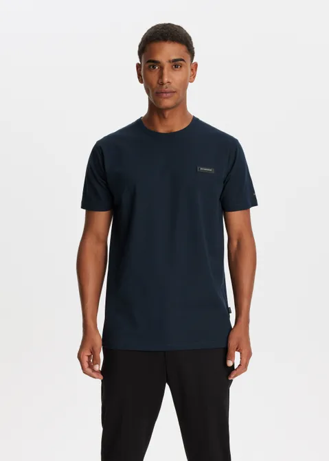 T-shirt met logo blauw (BLW.D)