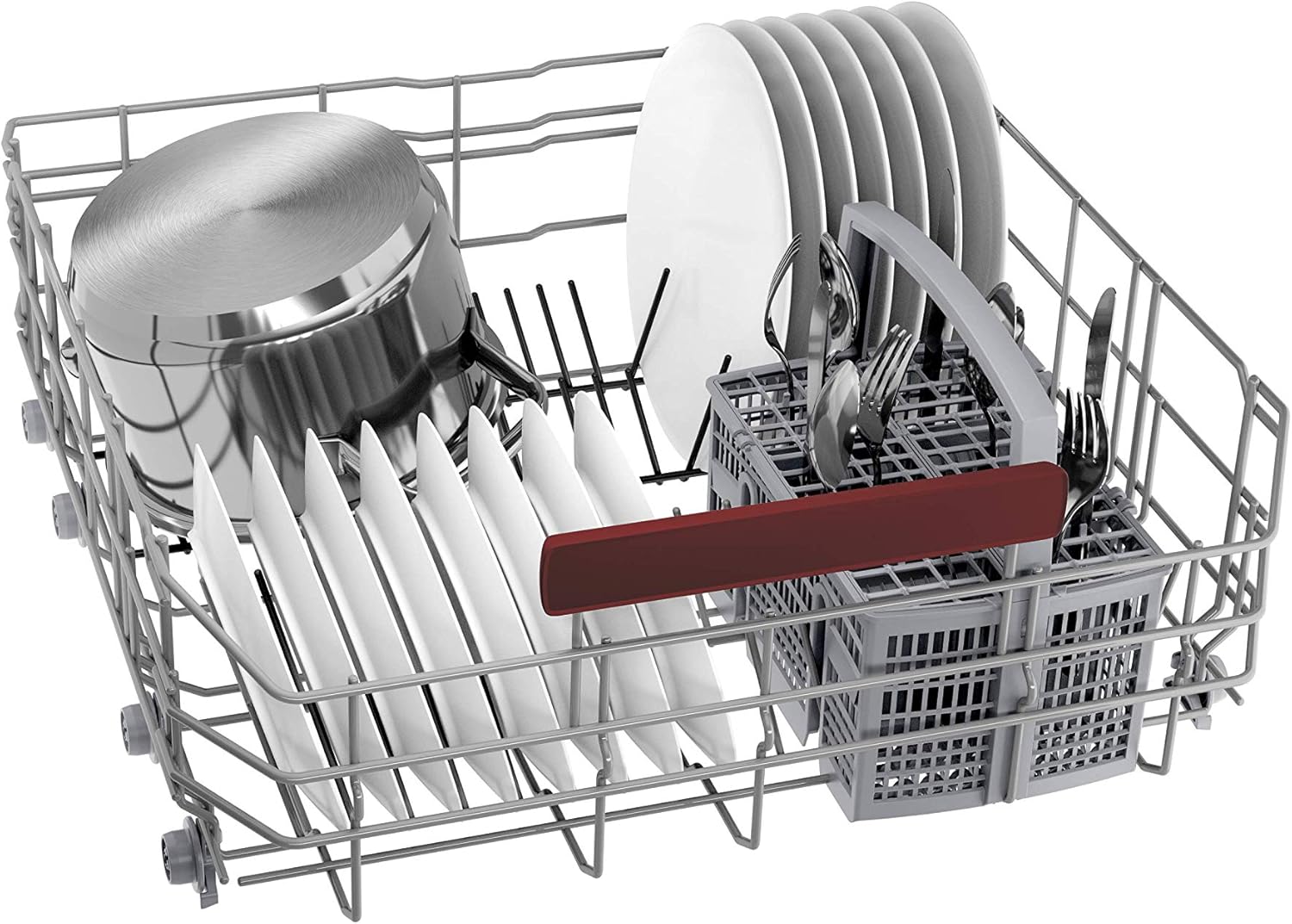 NEFF S157EAX36E N 70 Vollintegrierter Geschirrspüler, 13 Maßgedecke, Edelstahl, 81,5 cm Höhe