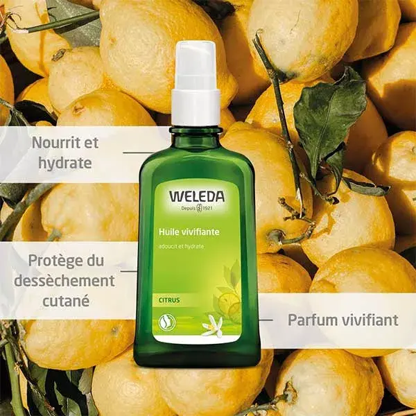 Óleo revitalizante cítrico Weleda 100ml