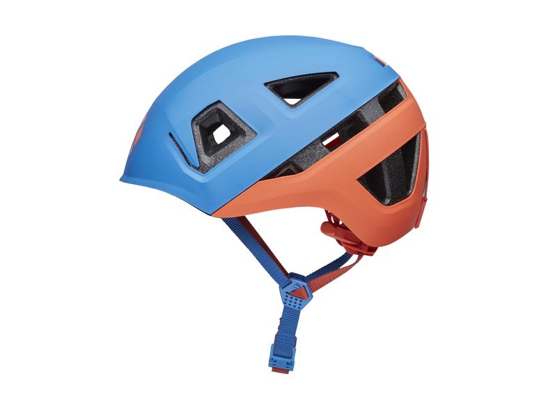 Black Diamond Kletterhelm Capitan Ultra Blue-Persimmon Kinder-Kletterhelm