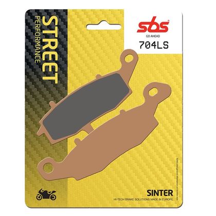 Plaquettes de freins SBS 704LS Sinter Métal Fritté arrière