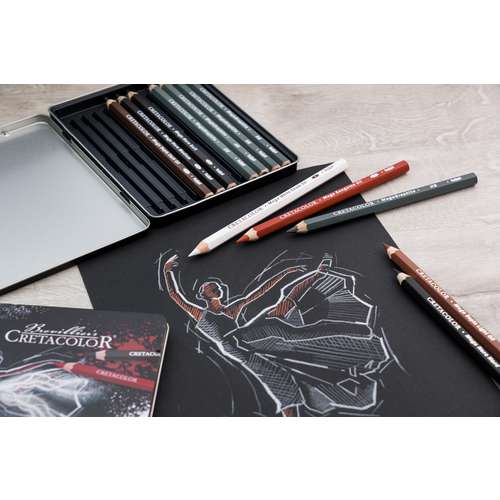 CRETACOLOR® The X-Sketch MEGA Künstlerstifte-Set