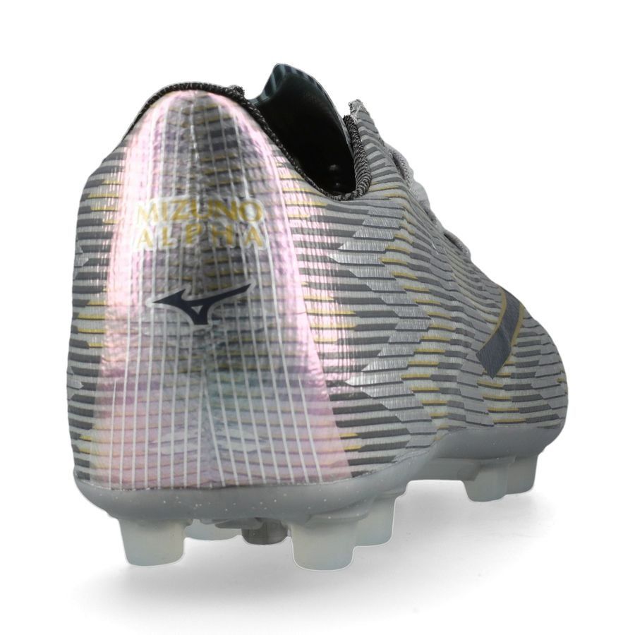 Mizuno Alpha II Elite AG Platinum Silver - Argent/Doré