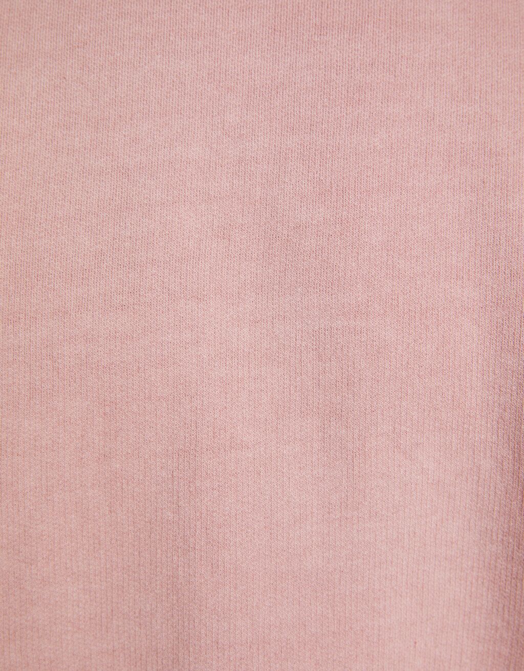 Camiseta desbotada de manga curta