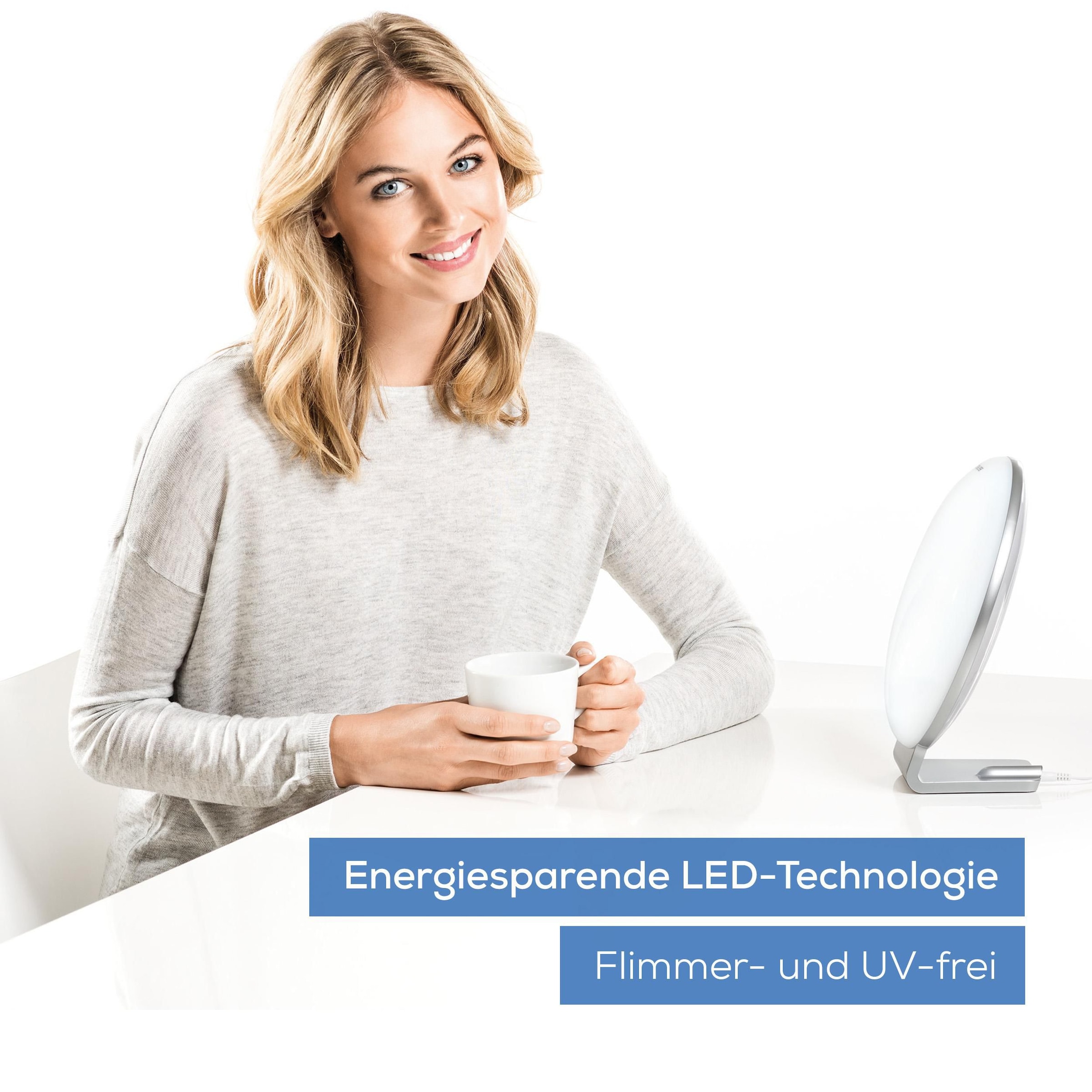 BEURER Tageslichtlampe »TL 50 mit rundem Design, ideal für zu Hause oder im Büro« Zur Anwendung bei Lichtmangelerscheinungen und gedrückter Stimmung