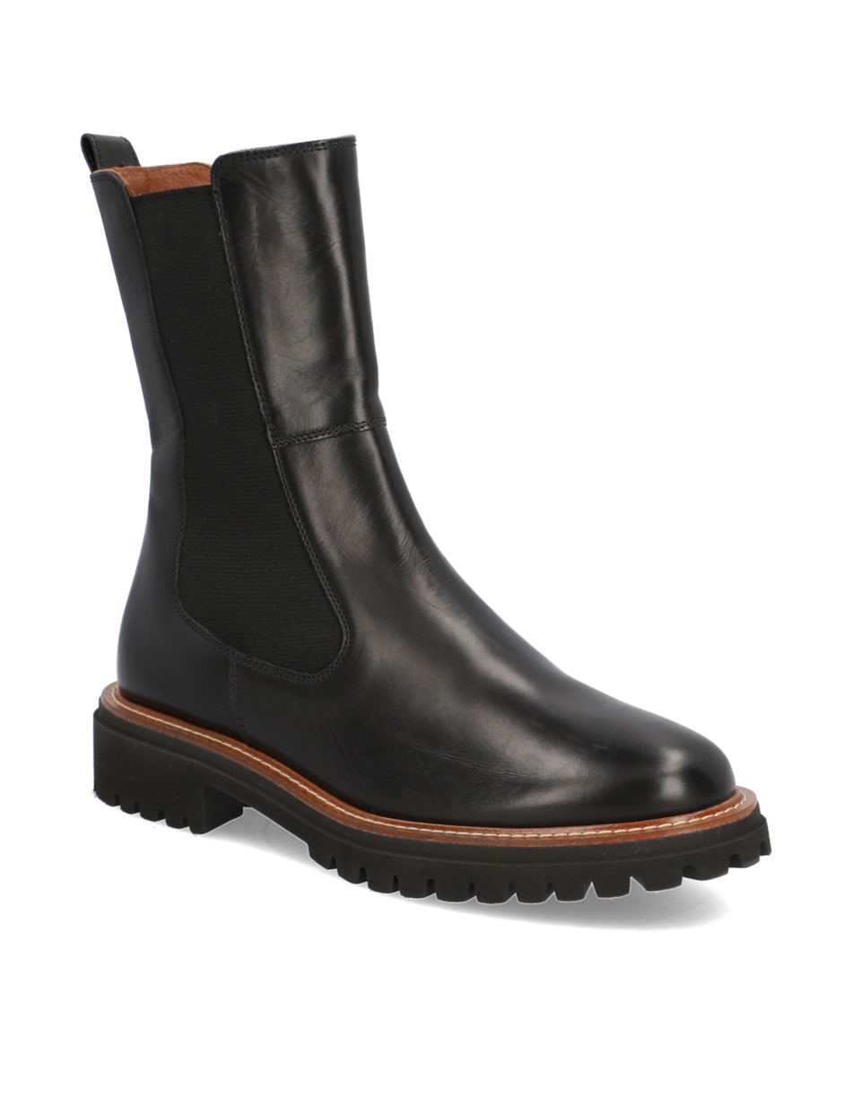 Glattleder Chelsea Boot