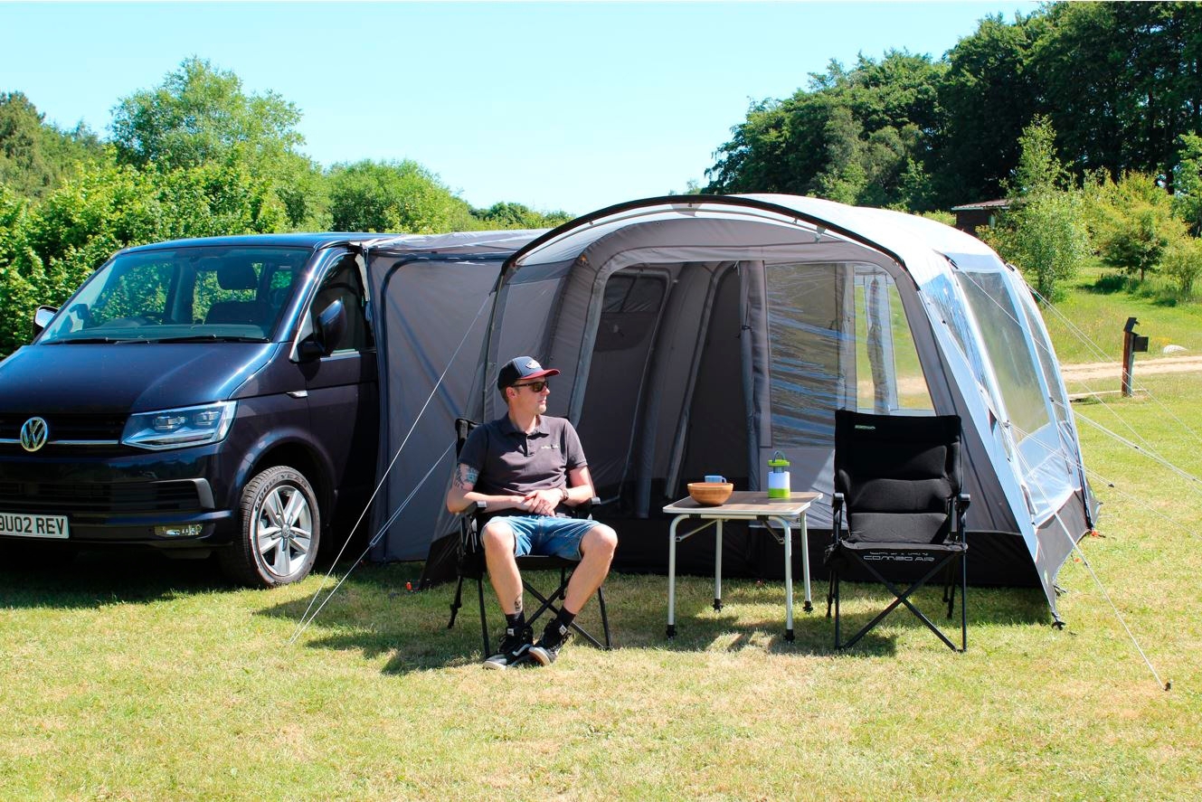 Outdoor Revolution Cayman Combo Air aufblasbares Vorzelt Mid 210 bis 255 cm