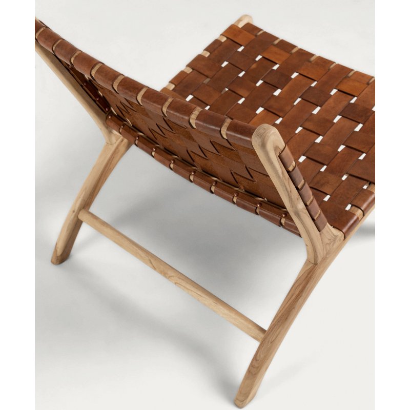 Fauteuil Calixta marron