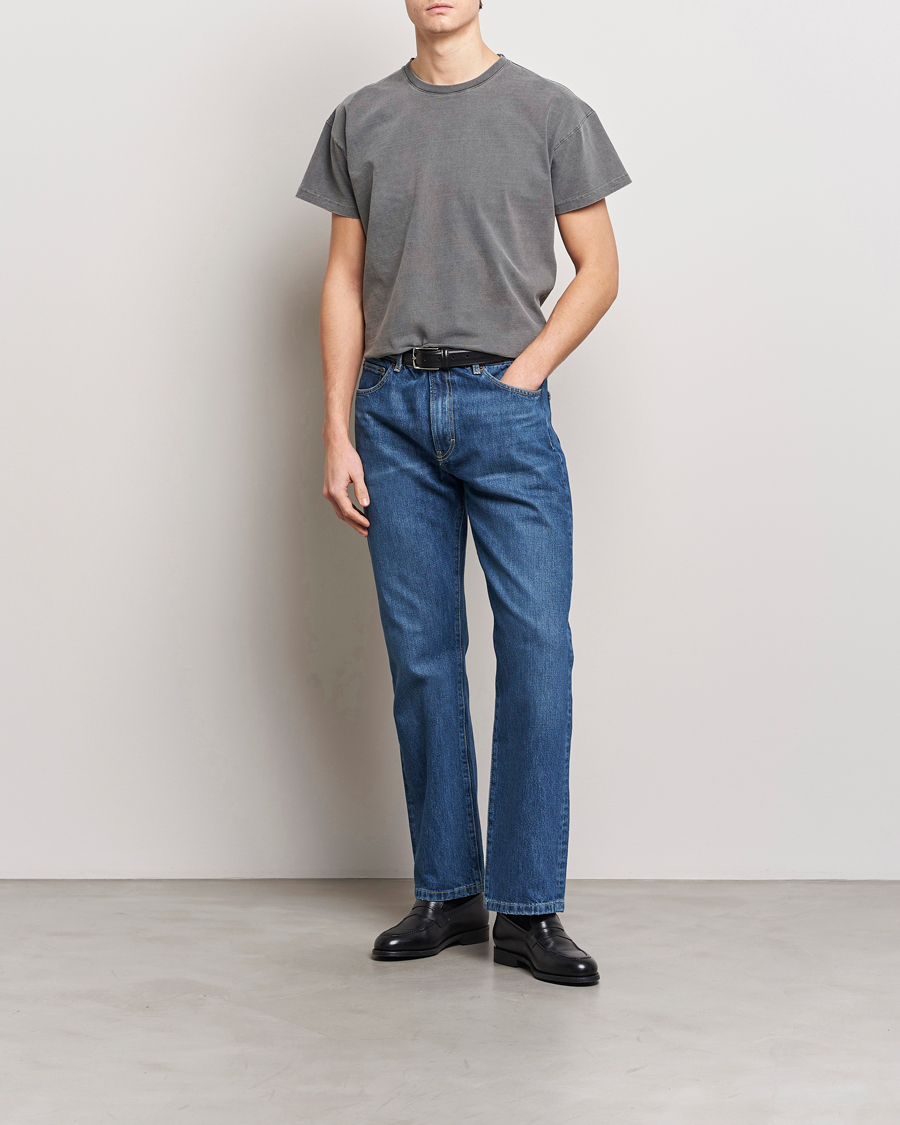 Jeanerica SM010 Straight Jeans Tom Mid Blue Wash