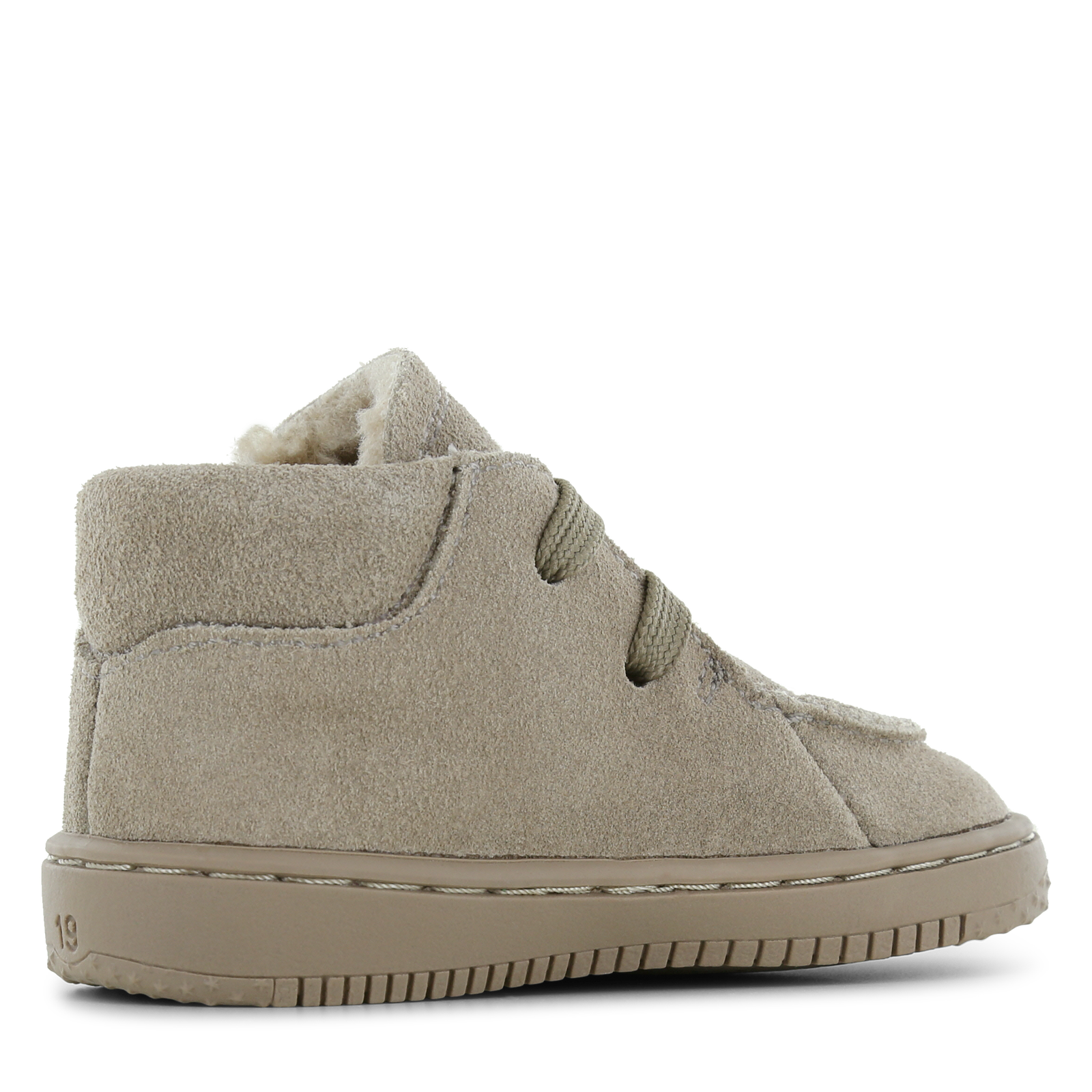 Shoesme taupe schoentje Suède | Jongens schoenen