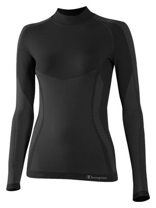 Baselayer Manches Longues Femme Champion Thermique Seamless Noir