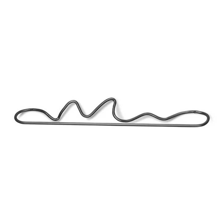 Ferm Living - Curvature Handtuchhalter, schwarz