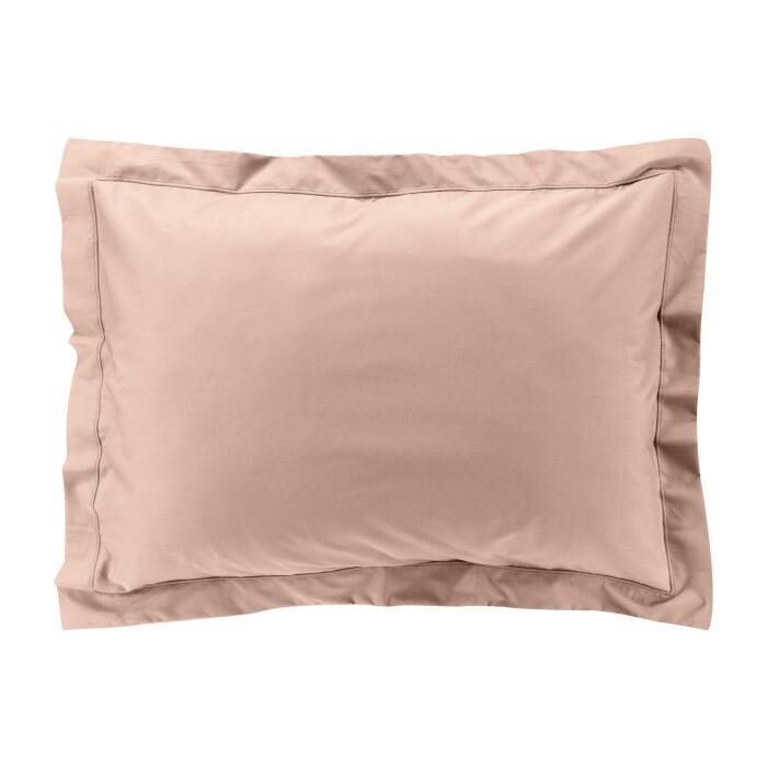 TAIE OREILLER 50X70CM PERCALE UNI 78 FILS NUDE