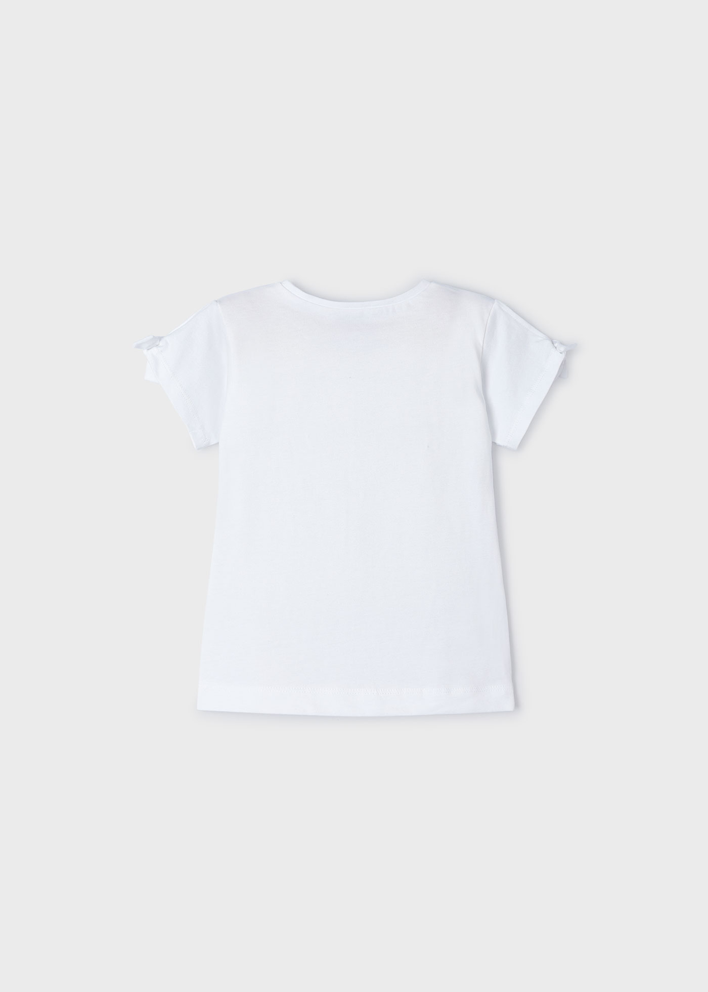 Camiseta estampada Better Cotton para meninas, Branco-Orquídea