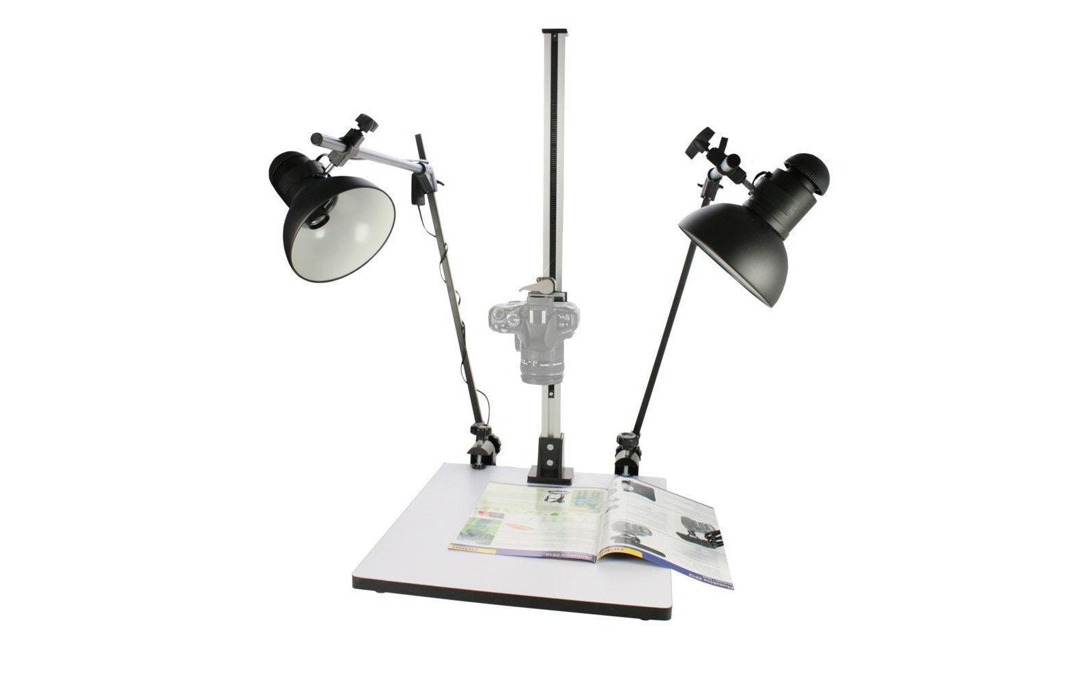 Kamerständer H75 Reprostand Set<br>Kameraständer mit Beleuchtung