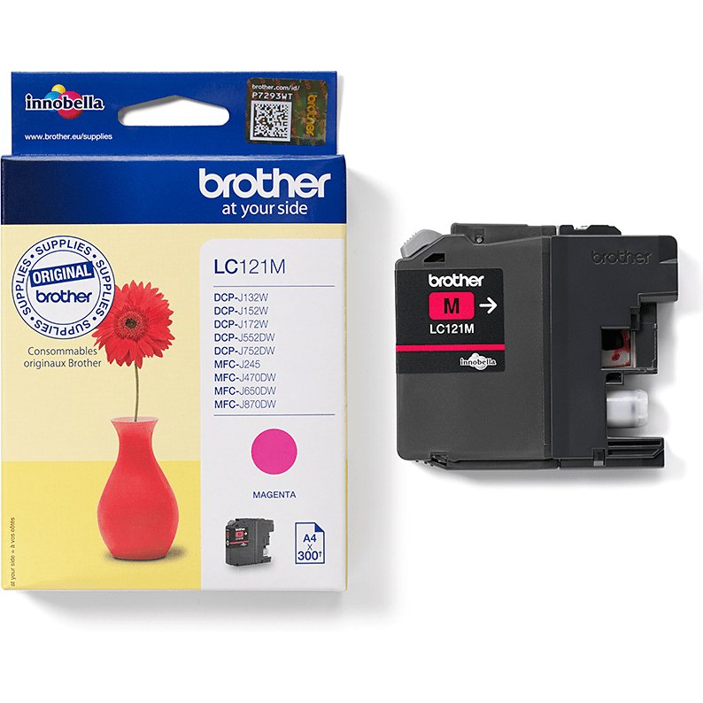 Brother LC121M - Cartouche d'encre originale – Magenta