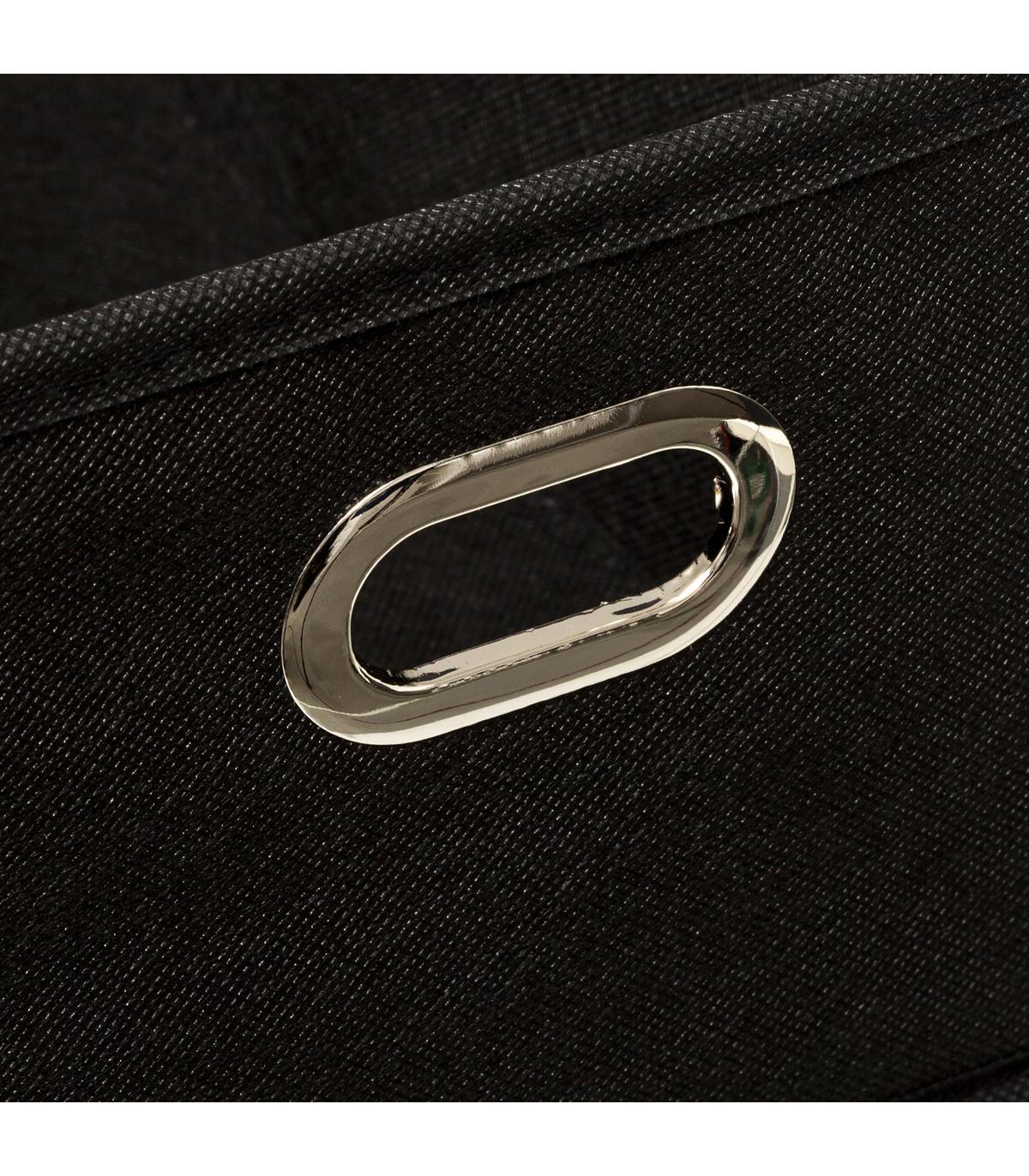 BOITE DE RANGEMENT 15X31CM NOIR