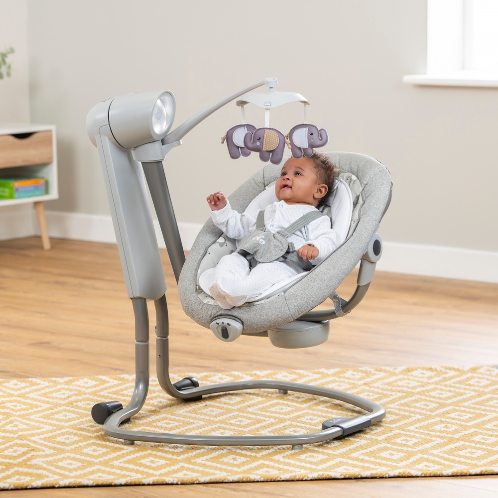 Joie Serina Schwenkbare Babyschaukel Elefant Duo