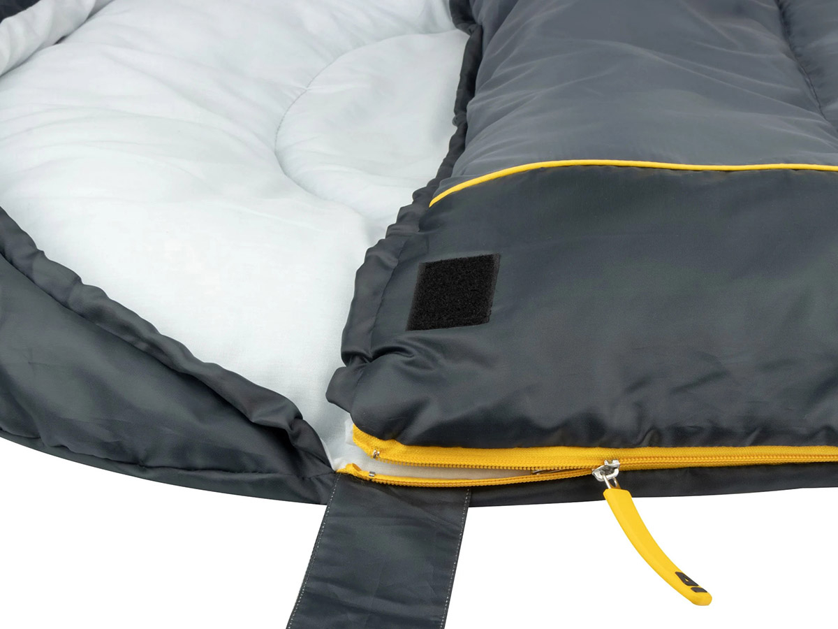 Abbey Camp Berlin mummy slaapzak - Grey/Yellow