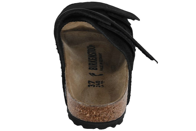BIRKENSTOCK UJI BLACK VELCRO SLENTERS