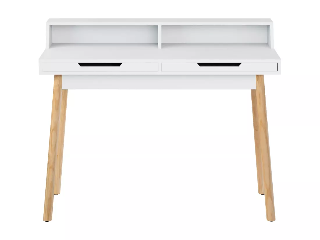 table de bureau - Bois - 110 cm - Blanc - Eaton