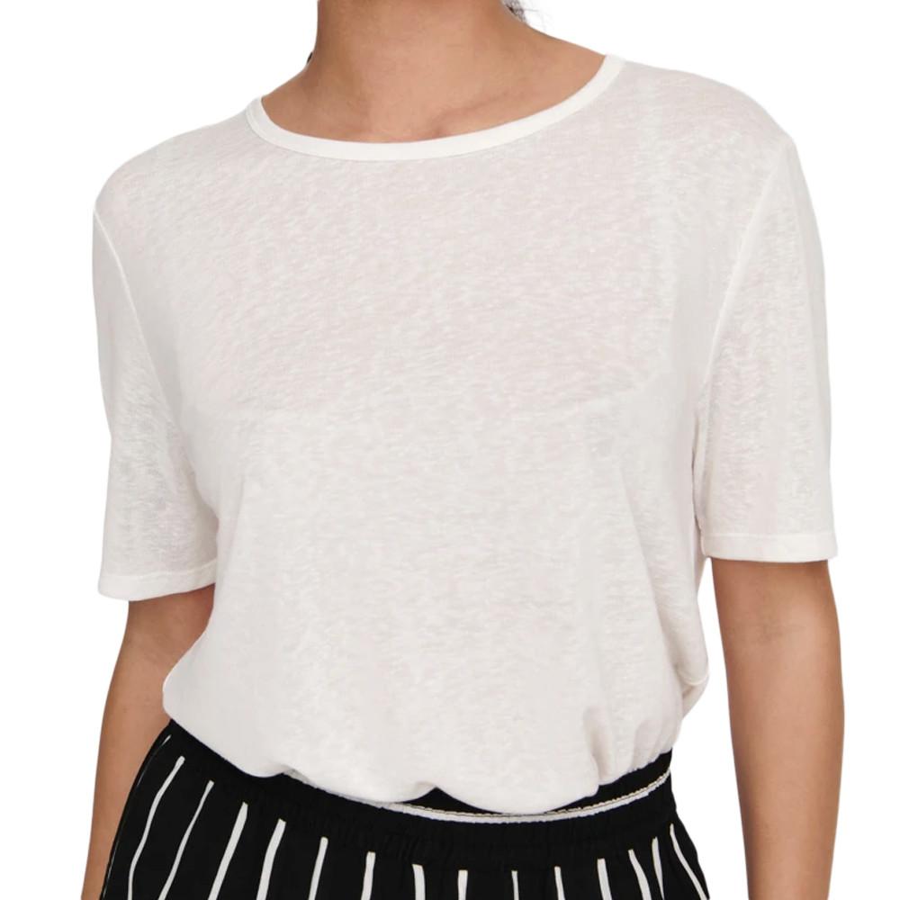 JDY T-shirt Blanc Femme JDY Faustina