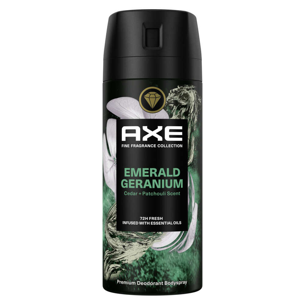Axe Deodorant Bodyspray Emerald Geranium 150 ml