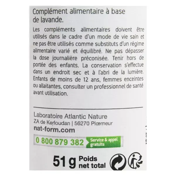 Nat & Form Original Lavanda 200 cápsulas