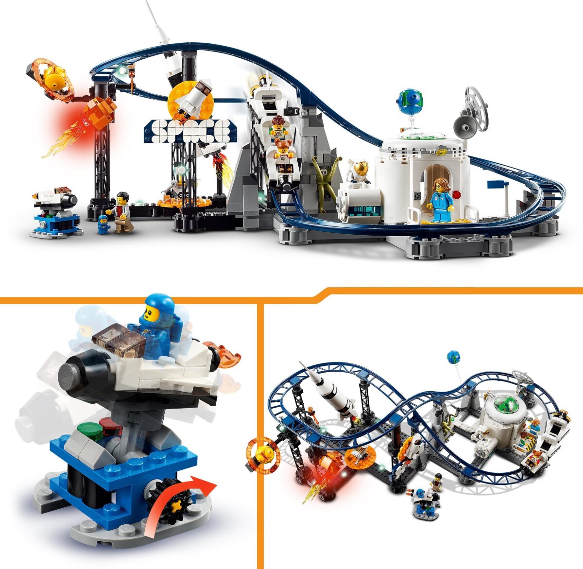 Lego Creator 3-In-1 - Rum-Rutsjebane - 31142