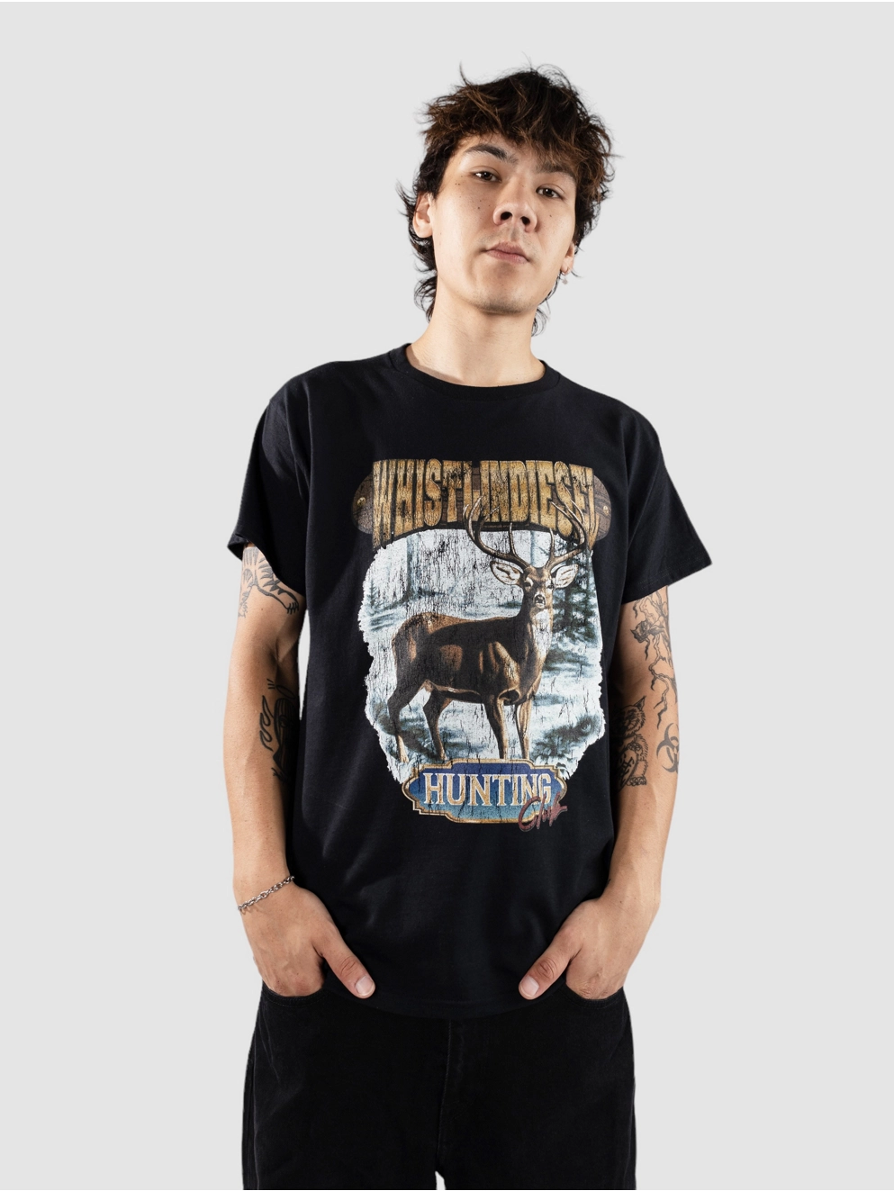 Whistlindiesel Hunting Club T-Shirt black