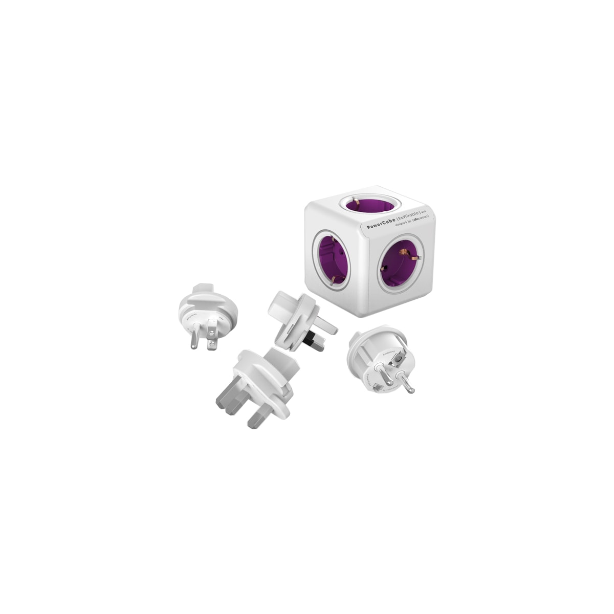 PowerCube ReWirable stikkontakt (reisesett) 1800DERW4P