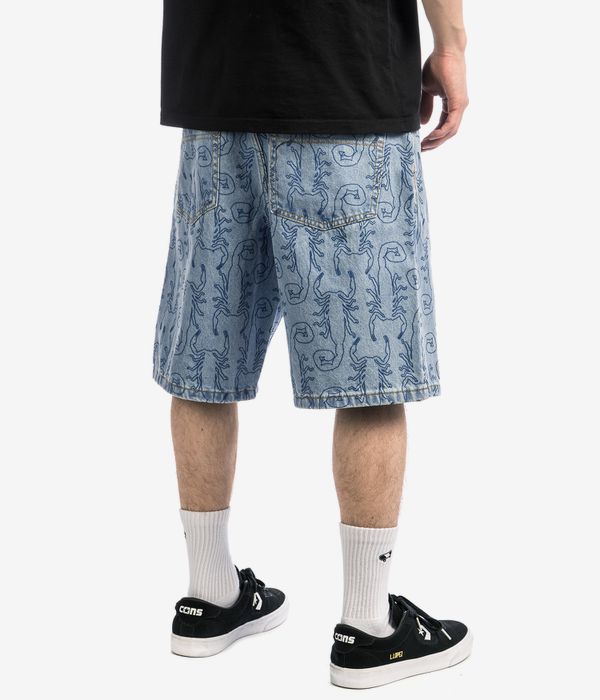 Butter Goods Scorpion Denim Shorts (washed indigo)