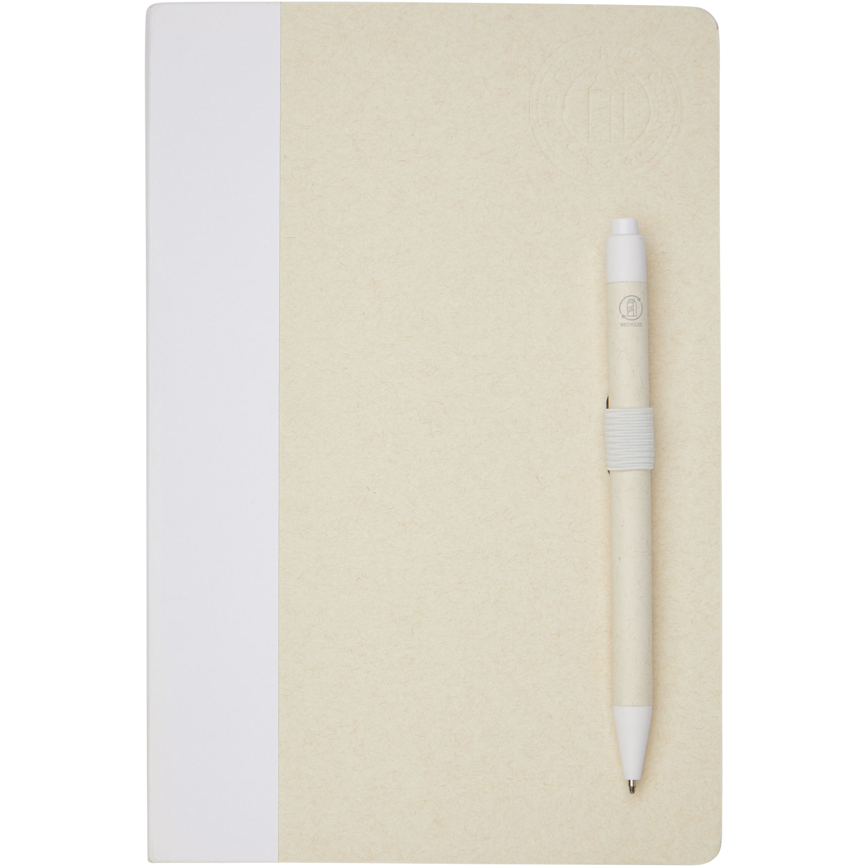 EgotierPro 107811 - Carnet et Stylo Écologique en Cartons de Lait Recyclés