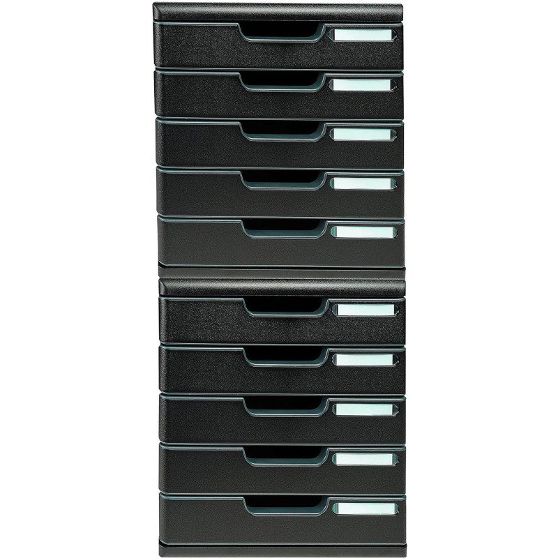 Module de classement Exacompta Modulo Ecoblack 5 tiroirs
