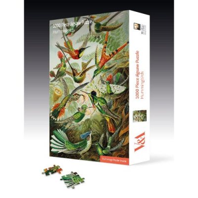 V&A Hummingbirds 1000 Piece Jigsaw Puzzle: Ethical, Sustainable, Earth-friendly. - 1000-piece Sustainable Jigsaws