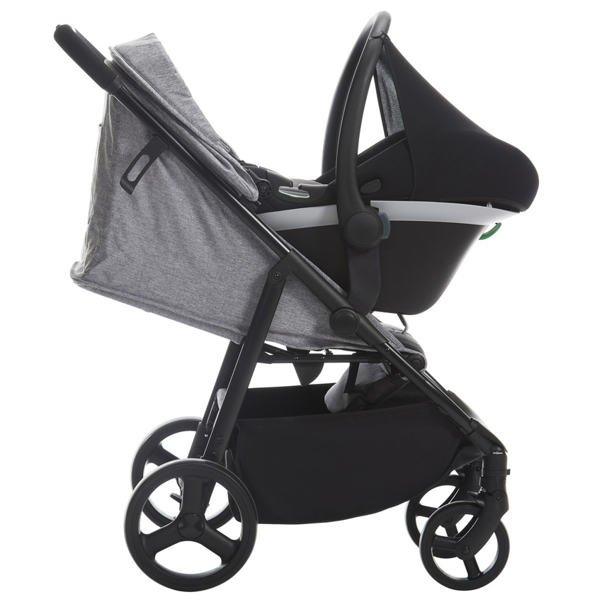 Poussette duo Essential avec siège-auto i-Size noir/gris