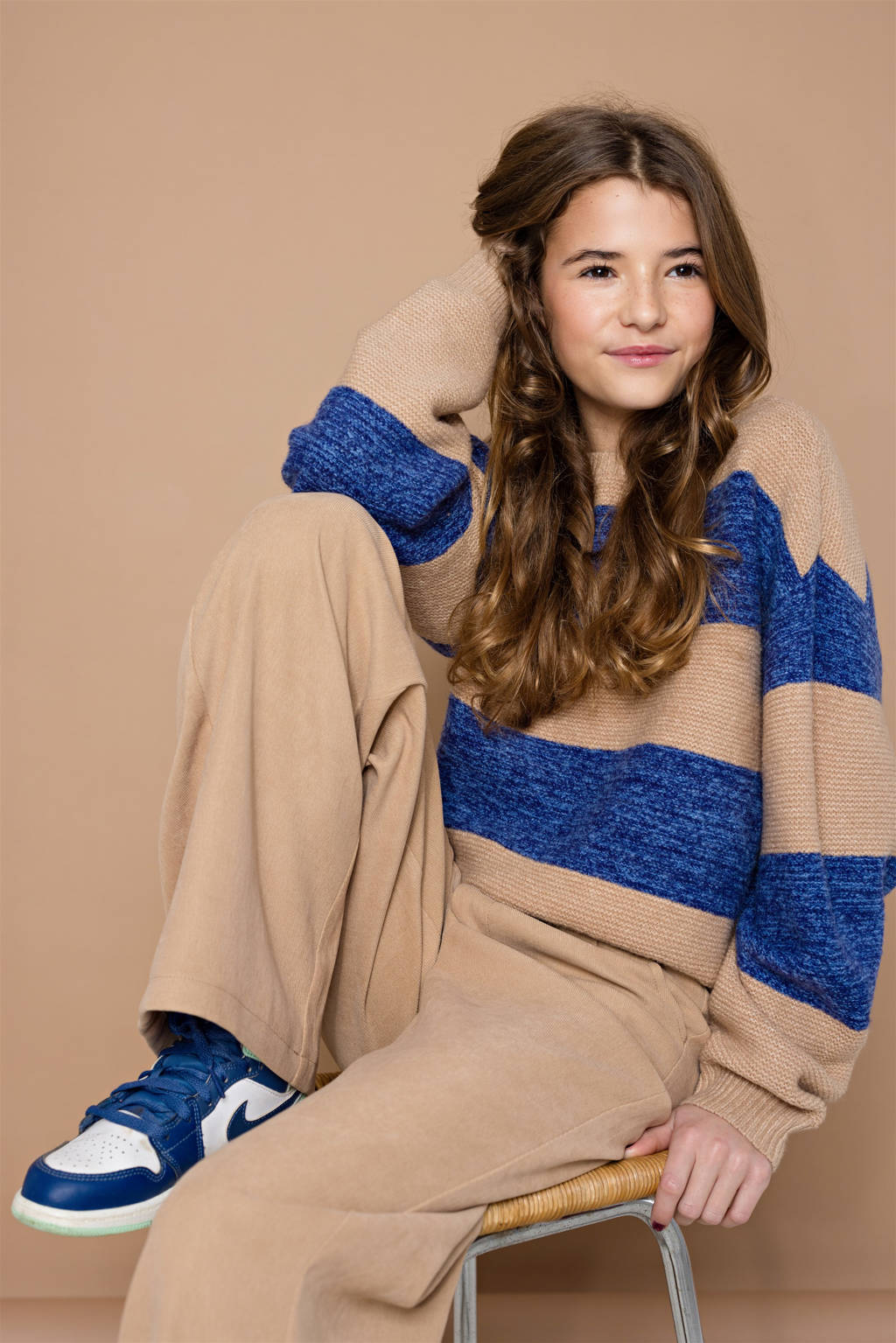 NoBell’ gebreide trui blauw