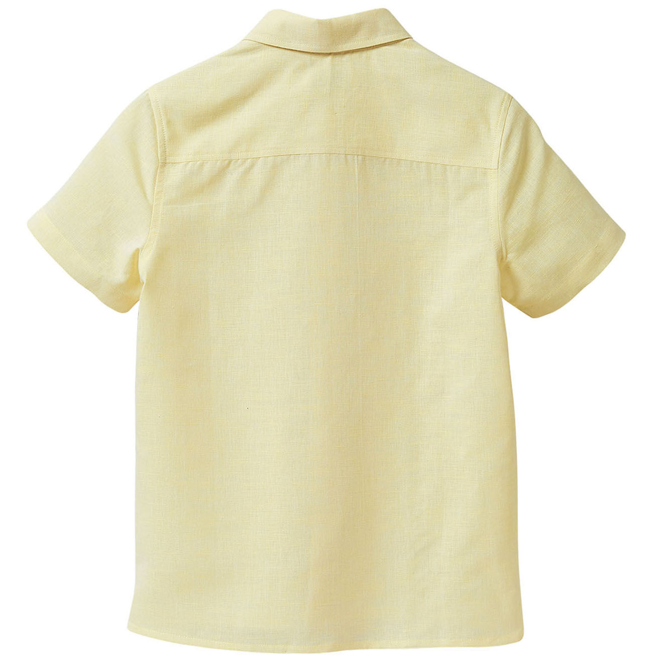 Cyrillus Chemisette en Lin & Coton jaune pâle