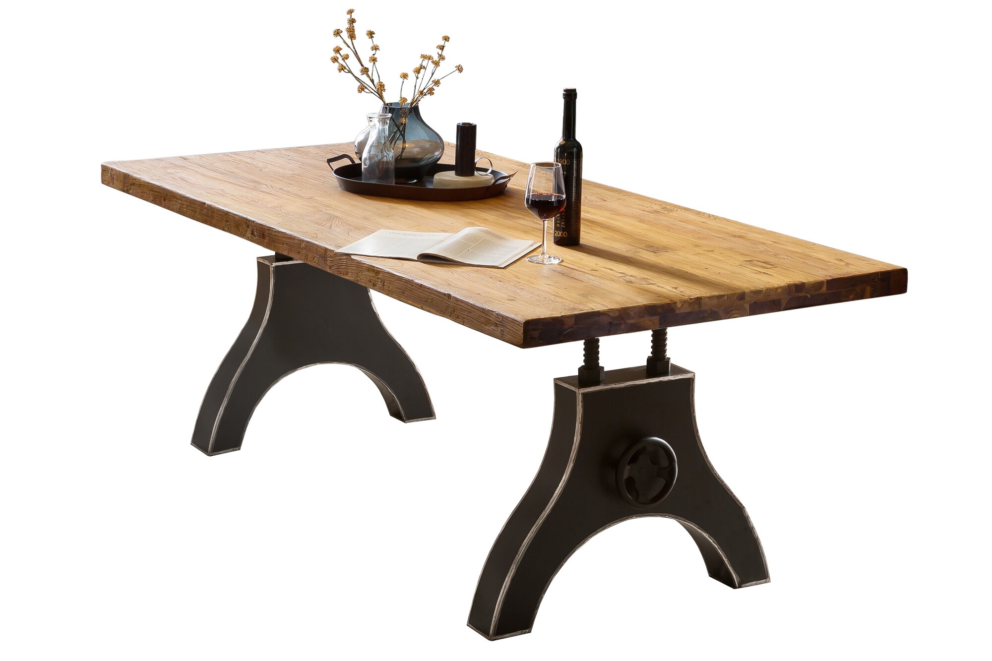 Tisch 200x100 Teak Holztisch Esstisch Küchentisch Wohnzimmertisch Speisetisch