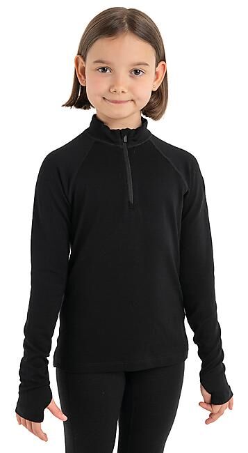 ICEBREAKER - TS ML COL CHEMINEE 1/2 ZIP KIDS 260 TECH LS HALF