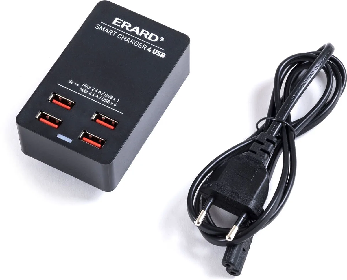 Erard Naga 1600 Carbone avec chargeur USB et Qi Meubles TV