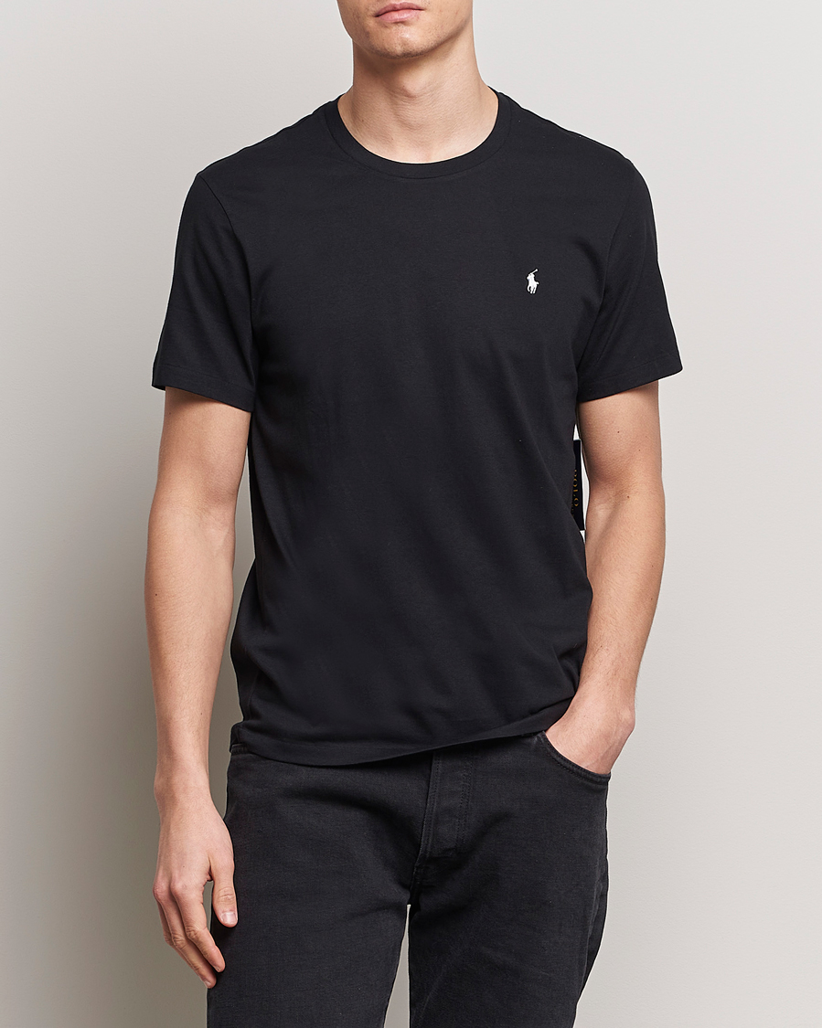Polo Ralph Lauren Liquid Cotton Crew Neck T-Shirt Black