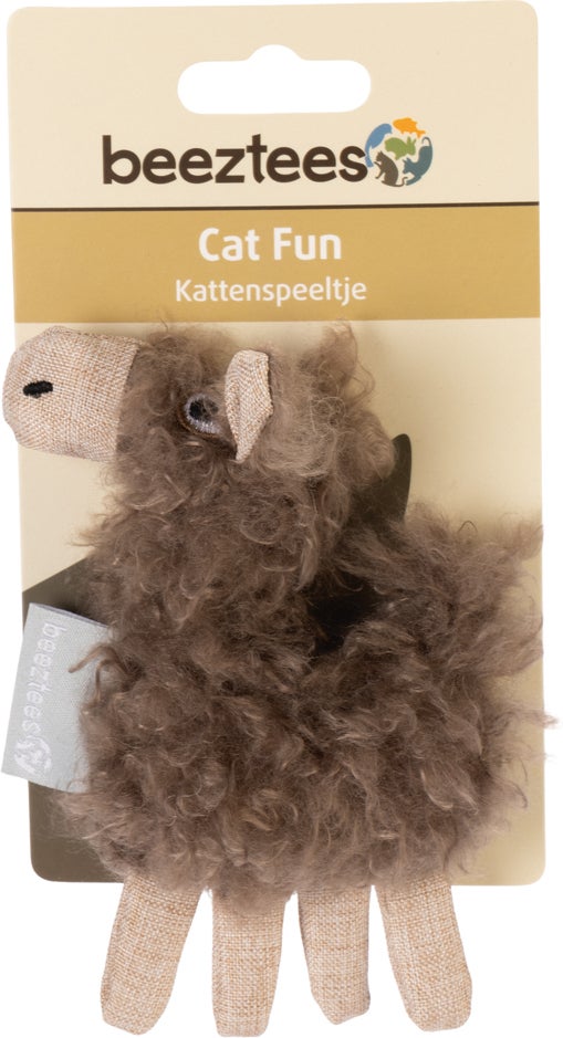 Beeztees kattenspeelgoed ezel Cilia bruin 13 x 9 x 3 cm