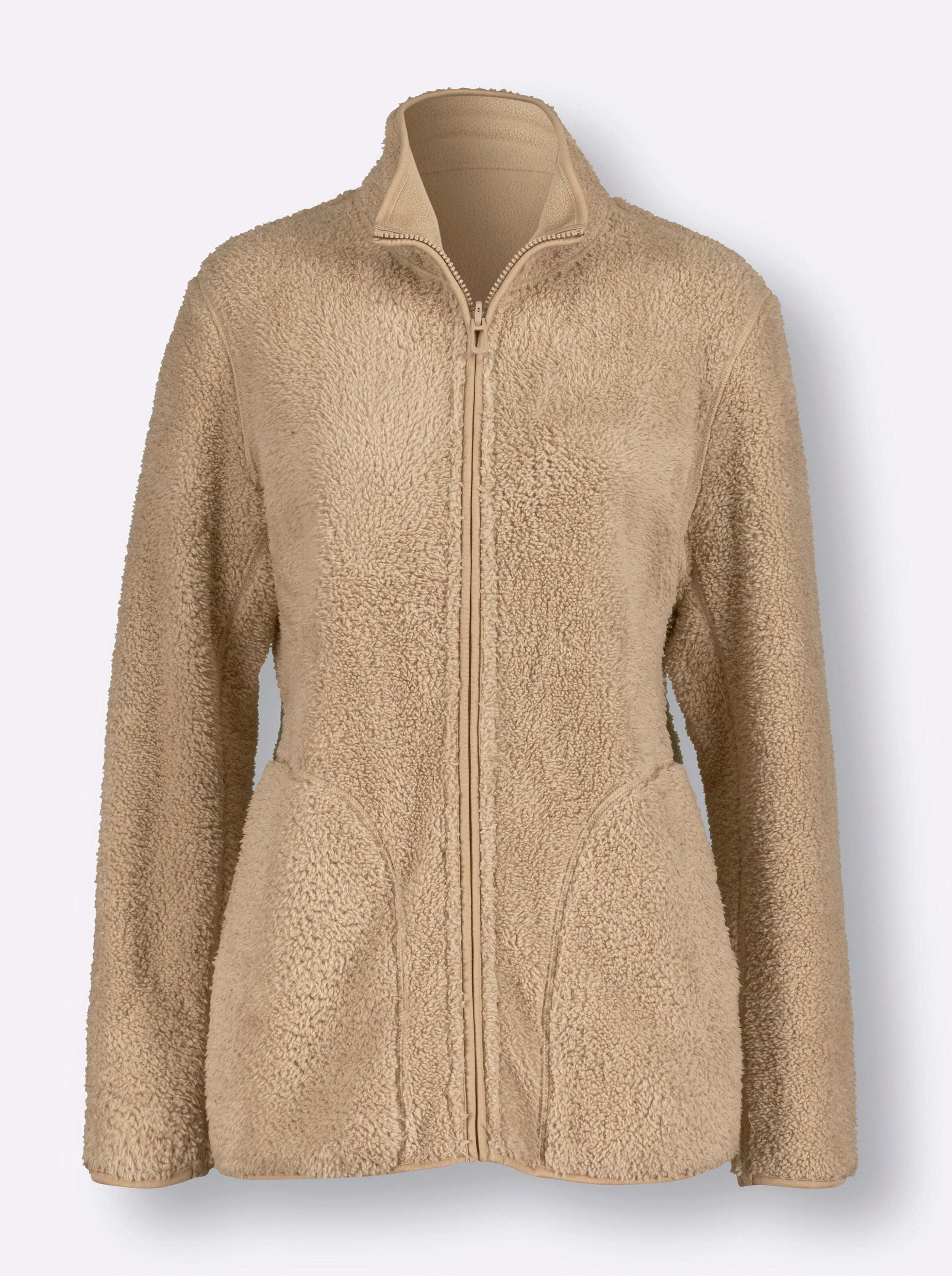 Wendejacke in beige