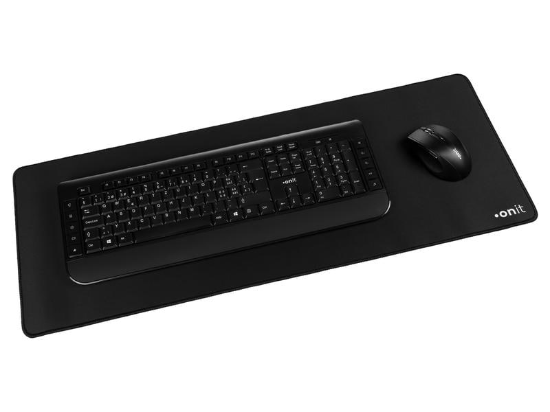 onit Mausmatte Pro Schwarz Mauspad aus weichem Schaumstoff