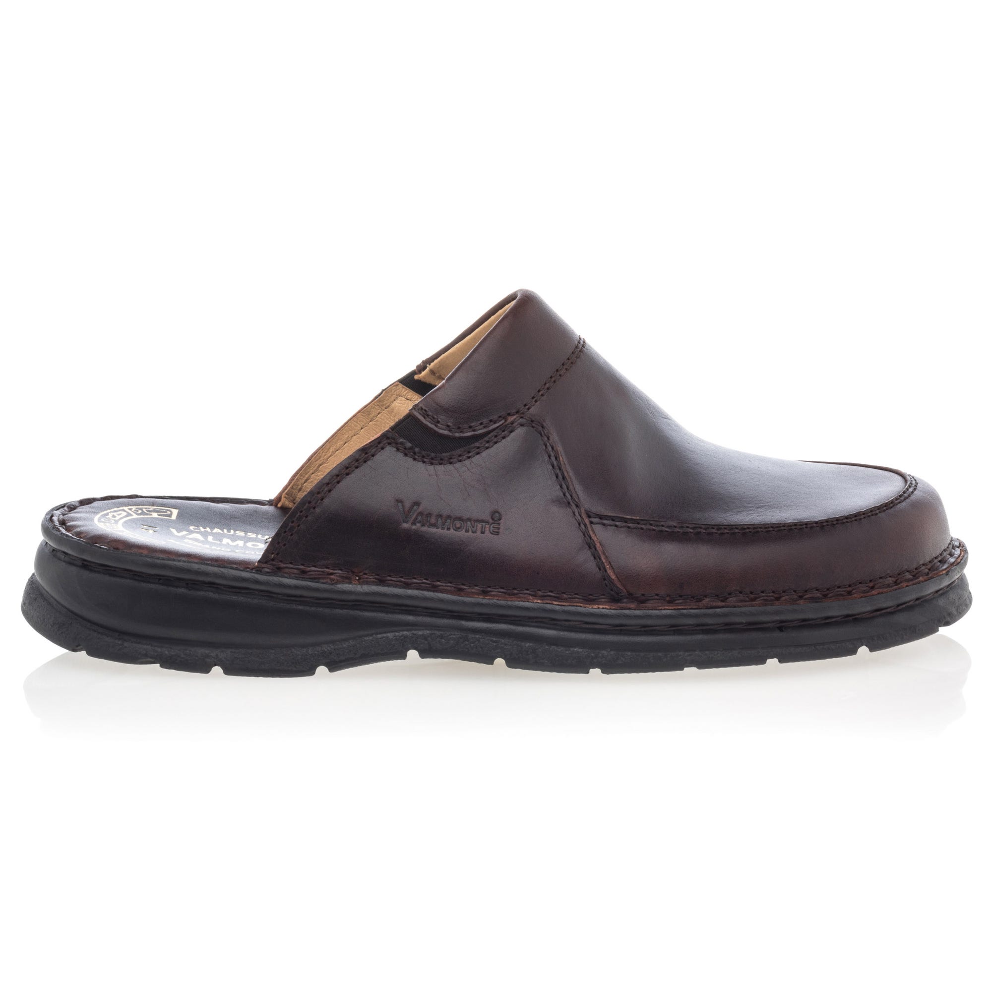 Sabots Homme en cuir marron