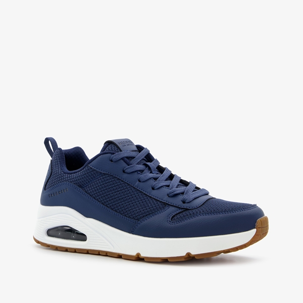 Skechers Uno Fastime heren sneakers blauw