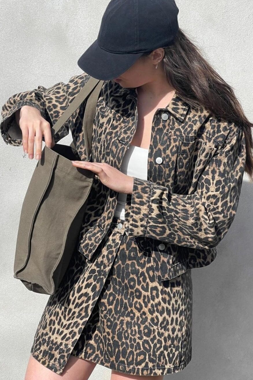 Neo Noir Emilia Leopard Jacket