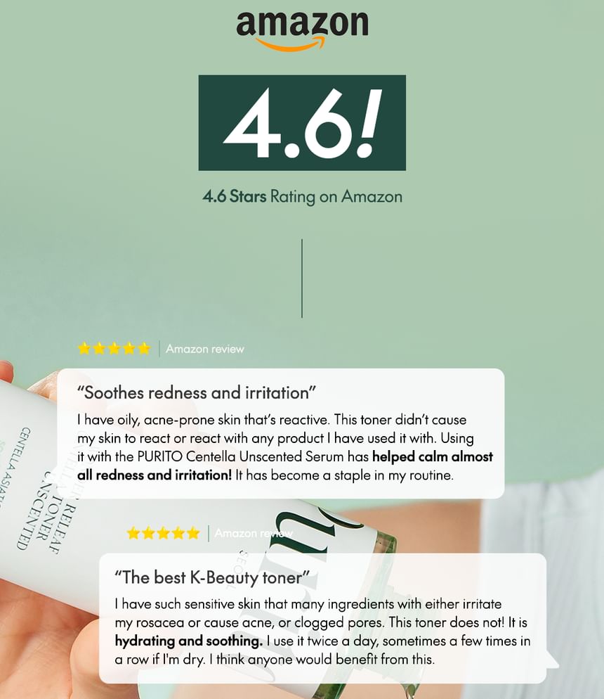 Purito SEOUL - Wonder Releaf Centella Toner ongeparfumeerd